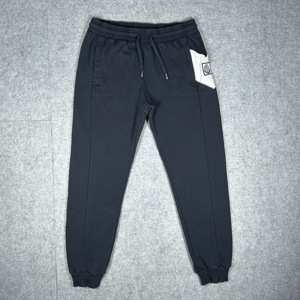 Moncler Sweatpants Men Size M Black Gamme Bleu Joggers Thom Browne Luxury Sport